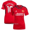 Camisola Manchester United Rashford 10 Mulher Equipamento 1ª 23/24